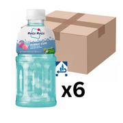 Mogu Mogu Kaugummi Getränk mit Nata de Coco 320ml (6er-Pack)