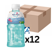 Mogu Mogu Kaugummi Getränk mit Nata de Coco 320ml (12er-Pack)