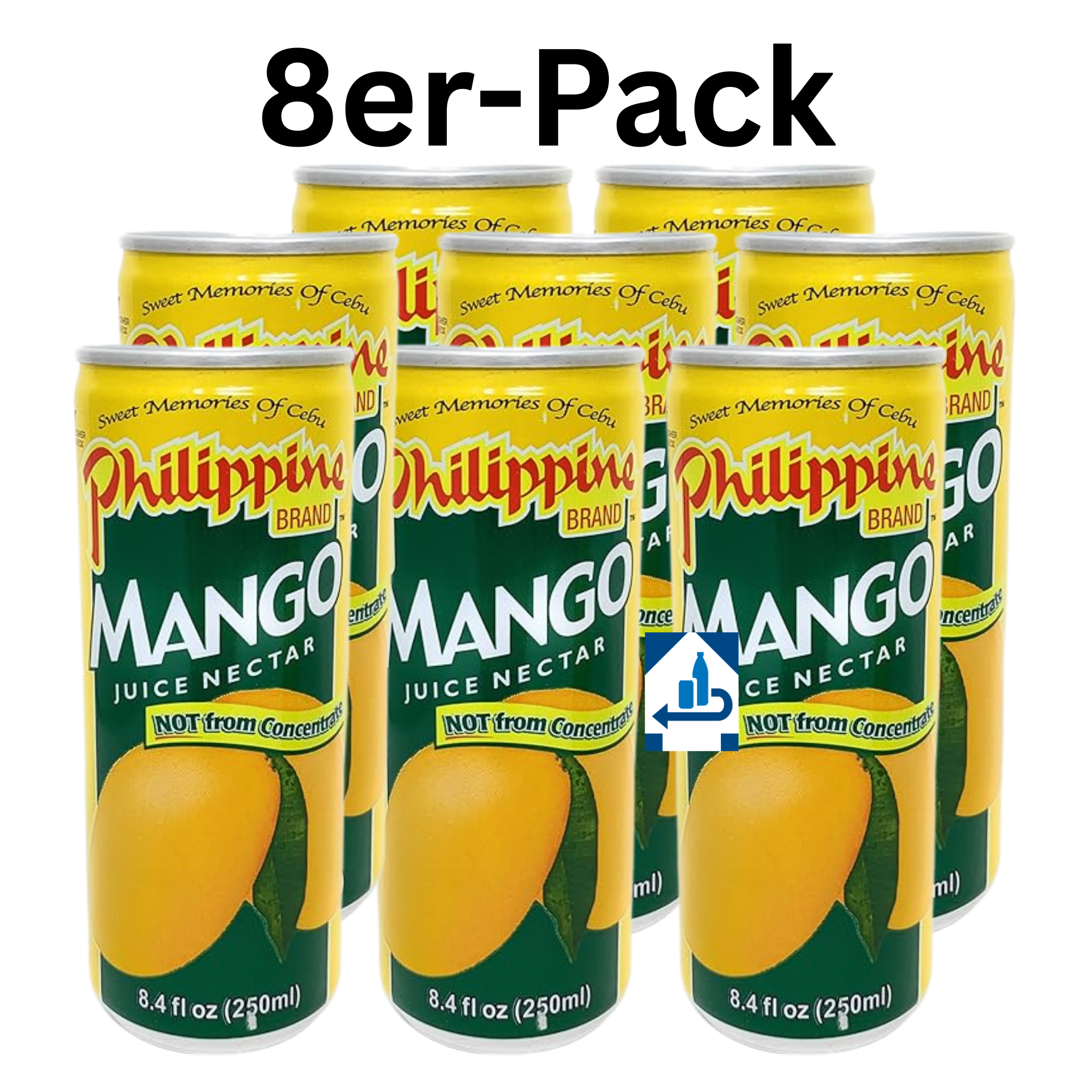 Philippine Brand Mangonektar 250ml (8er-Pack)