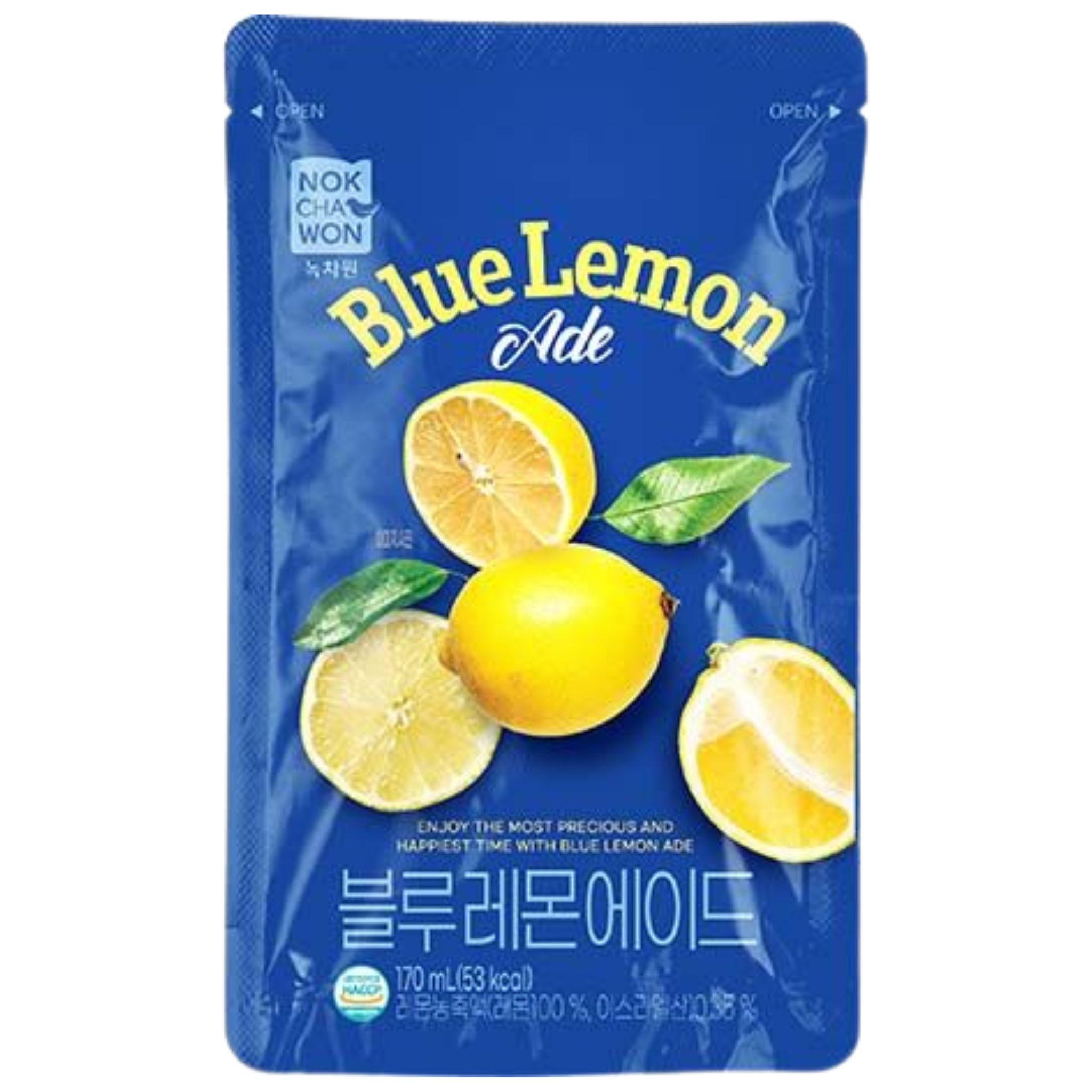 Nokchawon Blue Lemon Ade Beutelgetränk 170ml (15er-Pack)