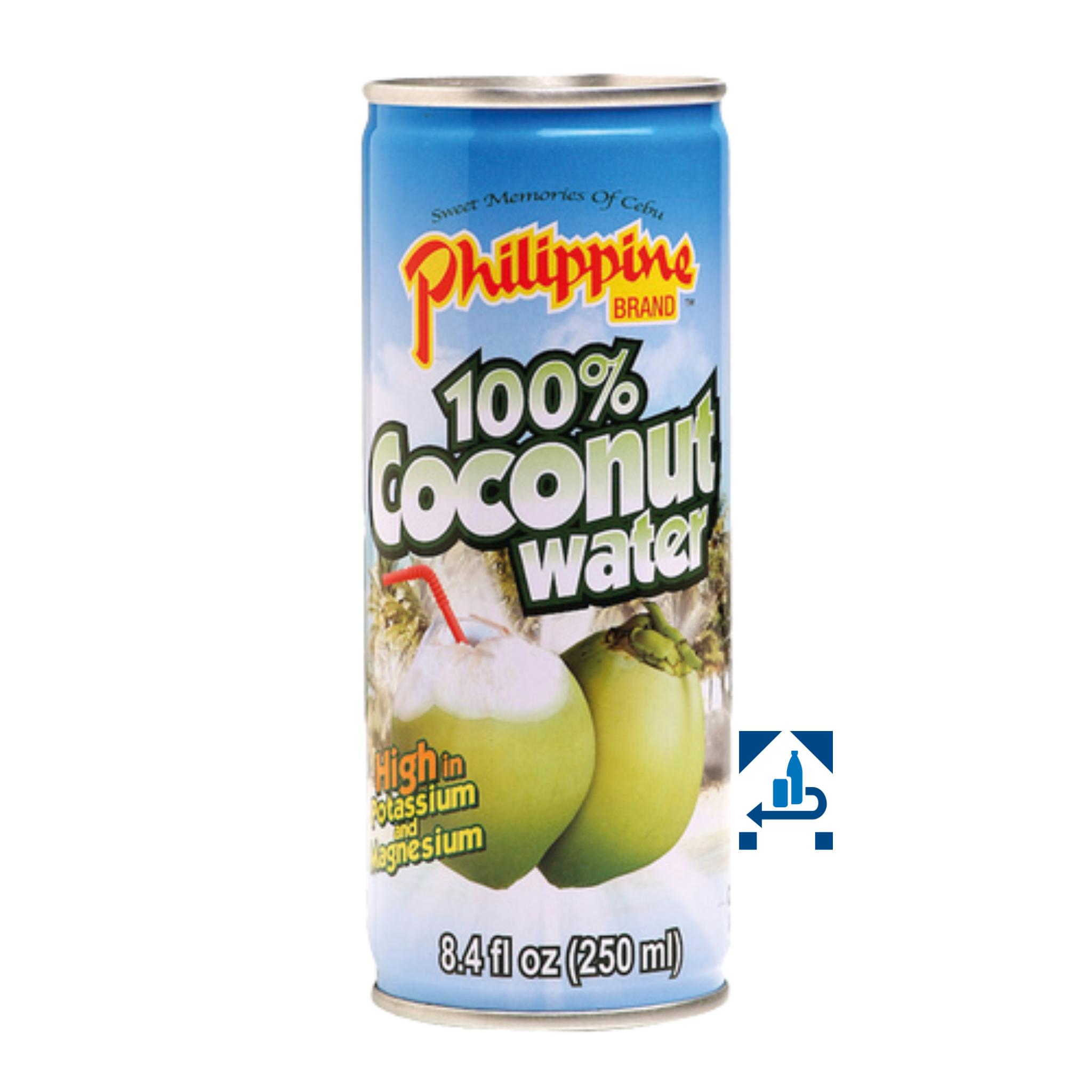 Philippine Brand Kokoswasser 250ml (15er-Pack)