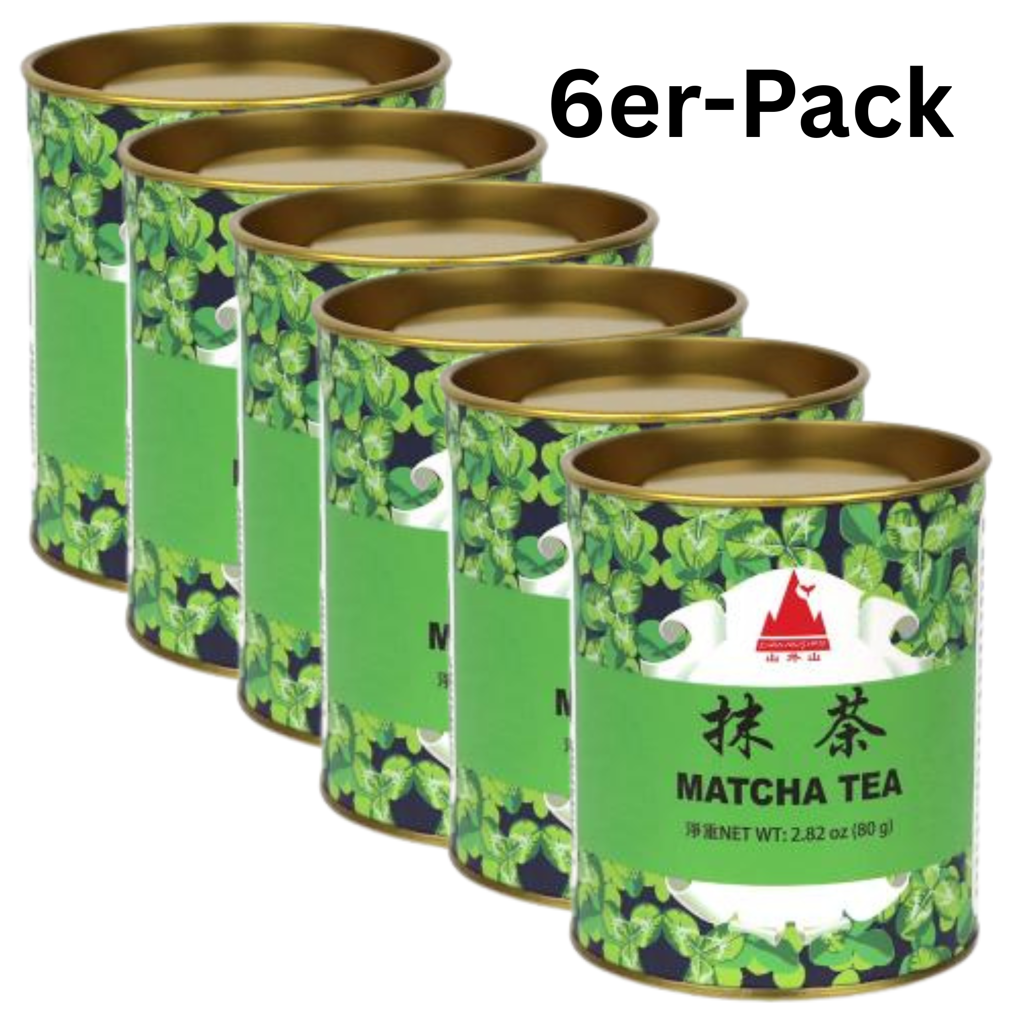 Shan Wai Shan Matcha Grüntee Pulver 80g (6er-Pack)