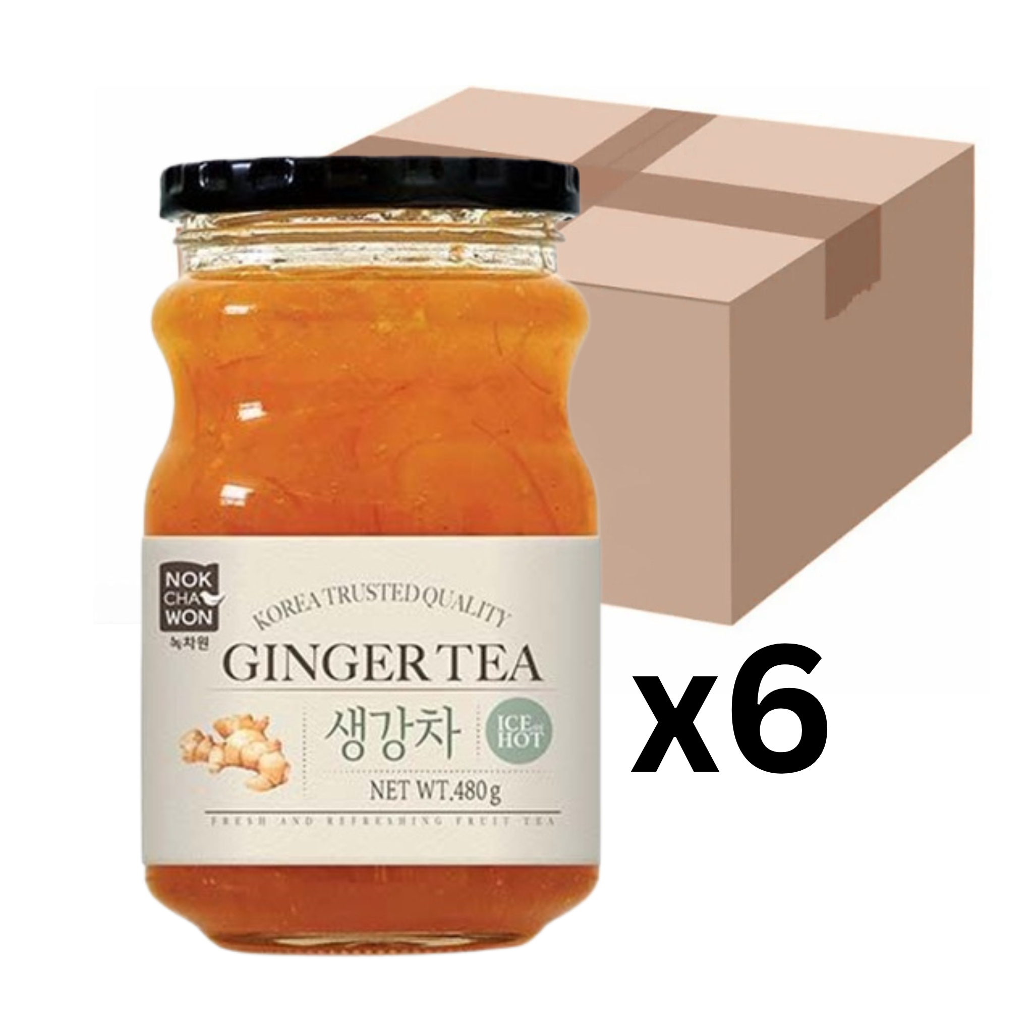 Nokchawon Ingwertee 480g (6er-Pack)