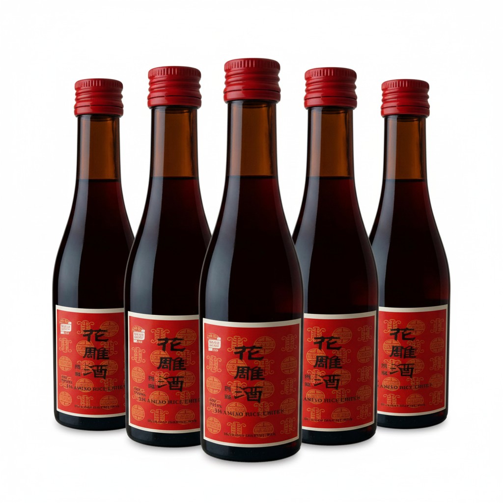 Golden Turtle Hua Tiao Reiswein Kochwein 14%, 260ml (5er-Pack)