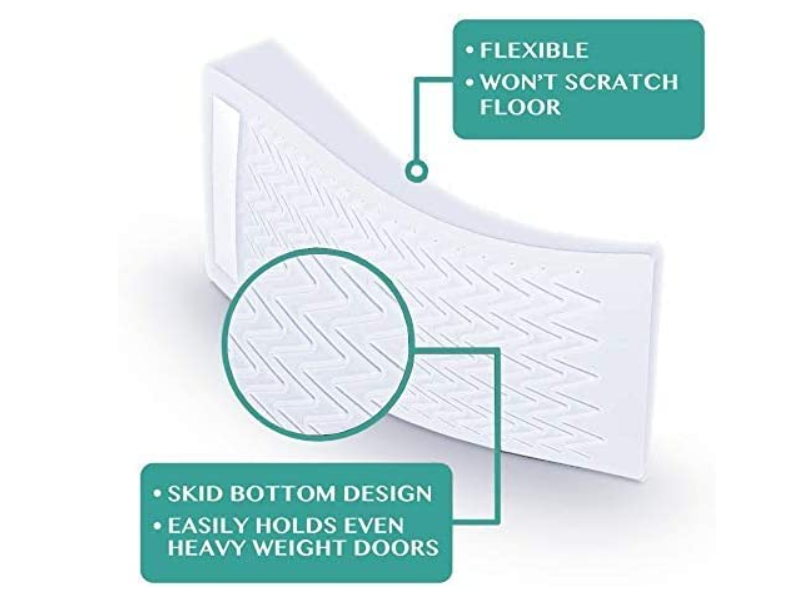 LÜNIC 2er Set Türkeil Fensterkeil Türstopper Boden Keilform  stapelbar