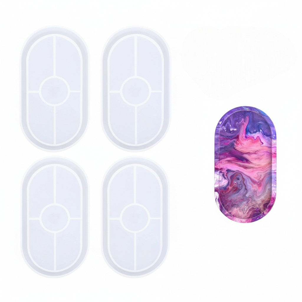 Silikonformen Gießform Resin Epoxidharz Epoxidgussform Untersetzer für DIY