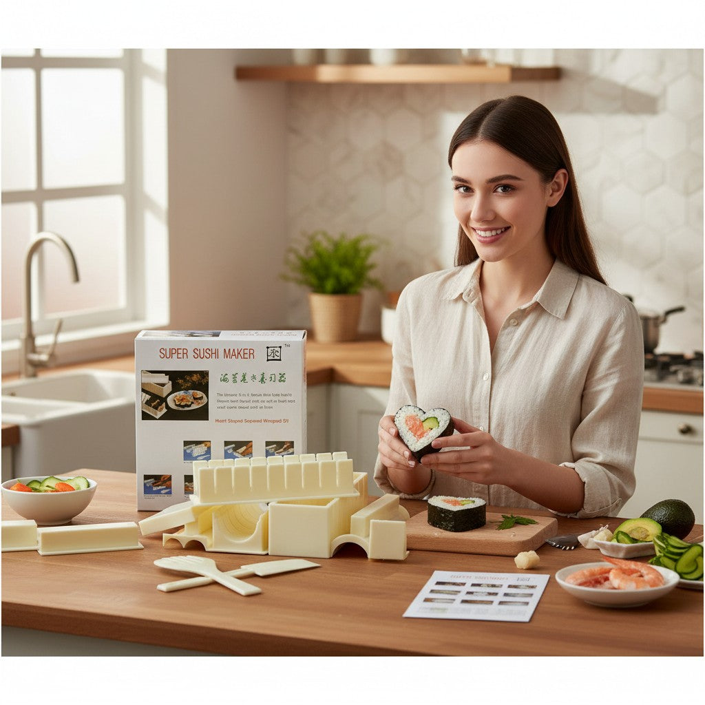 Sushi Form Set – DIY Super Sushi Maker